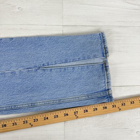 Abercrombie & Fitch Jeans 27 Curve Love 90s Straight Ultra High Rise Split Hem - Picture 13 of 16